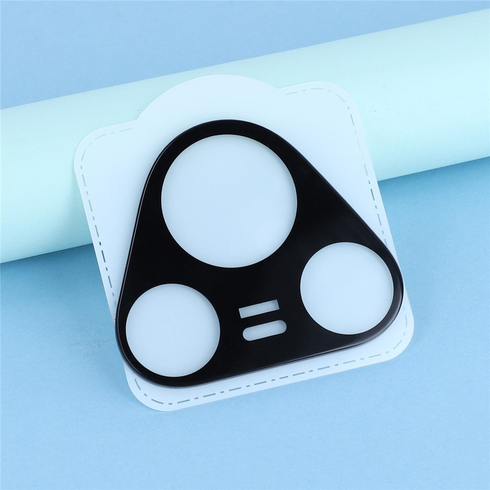 2Pcs For Huawei Pura 90 Pro Max Full Coverage Camera Lens Protector Silk Printing Tempered Glass Lens Film 3D Arc Edge