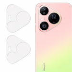 2Pcs For Huawei Pura 90 Pro Full Coverage Camera Lens Protector 3D Arc Edge Anti-Scratch Tempered Glass Lens Film