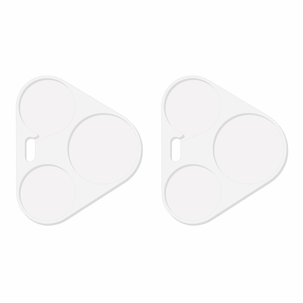 2Pcs For Huawei Pura 90 Pro Full Coverage Camera Lens Protector 3D Arc Edge Anti-Scratch Tempered Glass Lens Film