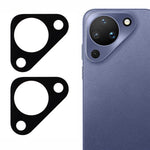 2Pcs For Huawei Pura 90 Full Coverage Camera Lens Protector Silk Printing Tempered Glass Lens Film 3D Arc Edge