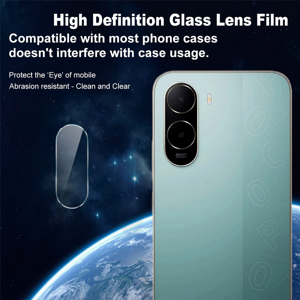 IMAK For Xiaomi Poco C85x 5G  /  Poco C81 Pro 4G Camera Lens Protector Slim Tempered Glass Full Coverage Lens Film