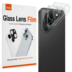 IMAK For Huawei Pura 90 Tempered Glass Full Cover Camera Lens Protector + Acrylic Lens Cap