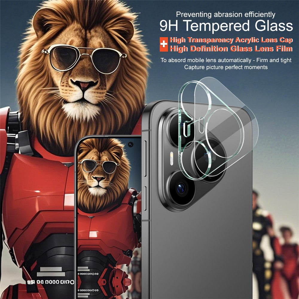 IMAK För Huawei Pura 90s Pro 5G / Pura 90 Pro Härdat Glas Heltäckande Kameralinsskydd + Akryllinsskydd