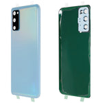 Til Samsung Galaxy S20 4G G980 / S20 5G G981 Batterihus med selvklæbende sticker + kameradæksel