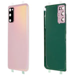 Til Samsung Galaxy S20 4G G980 / S20 5G G981 Batterihus med selvklæbende sticker + kameradæksel