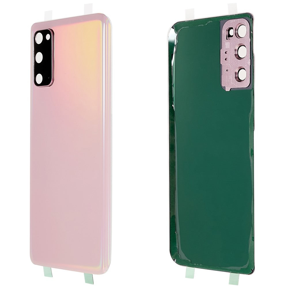 Til Samsung Galaxy S20 4G G980 / S20 5G G981 Batterihus med selvklæbende sticker + kameradæksel