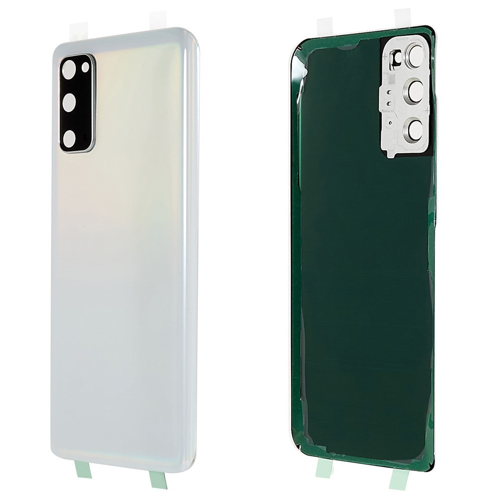 Til Samsung Galaxy S20 4G G980 / S20 5G G981 Batterihus med selvklæbende sticker + kameradæksel