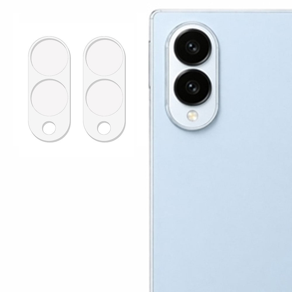 2 stk. For Samsung Galaxy Z Fold8 Fuld dækning Kameralinsebeskytter 3D buet kant ridsefast hærdet glas linsefilm