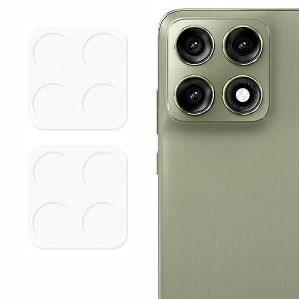 2 stk. til Motorola Edge 70 Pro 5G Fuld Dækning Kameraglasbeskyttelse 3D Buet Kant Anti-ridse Hærdet Glas Linsefilm