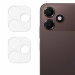 2Pcs For Oppo A6c 4G Full Coverage Camera Lens Protector 3D Arc Edge Anti-Scratch Tempered Glass Lens Film