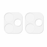 2Pcs For Oppo A6c 4G Full Coverage Camera Lens Protector 3D Arc Edge Anti-Scratch Tempered Glass Lens Film