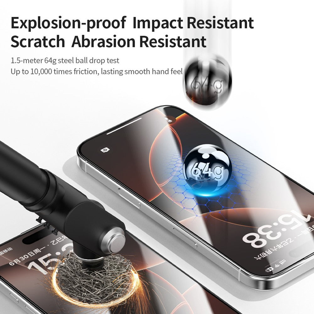 ZGA For iPhone Air Screen Protector Anti-static High Aluminum-Silicon Glass HD Film