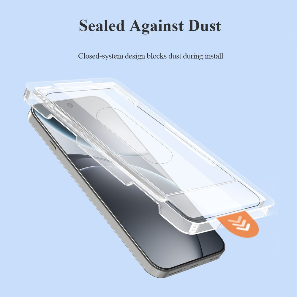 LEREACH For Oppo Find X8 Ultra 5G Tempered Glass Full Screen Protector Anti-Fingerprint Film with Dust-Free Installation Tool
