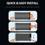 LEREACH 2Pcs For Oppo Find X8 Ultra 5G Privacy Tempered Glass Screen Protector 28° Anti-spy Full Cover Film