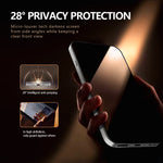 LEREACH 2Pcs For Oppo Find X8 Ultra 5G Privacy Tempered Glass Screen Protector 28° Anti-spy Full Cover Film