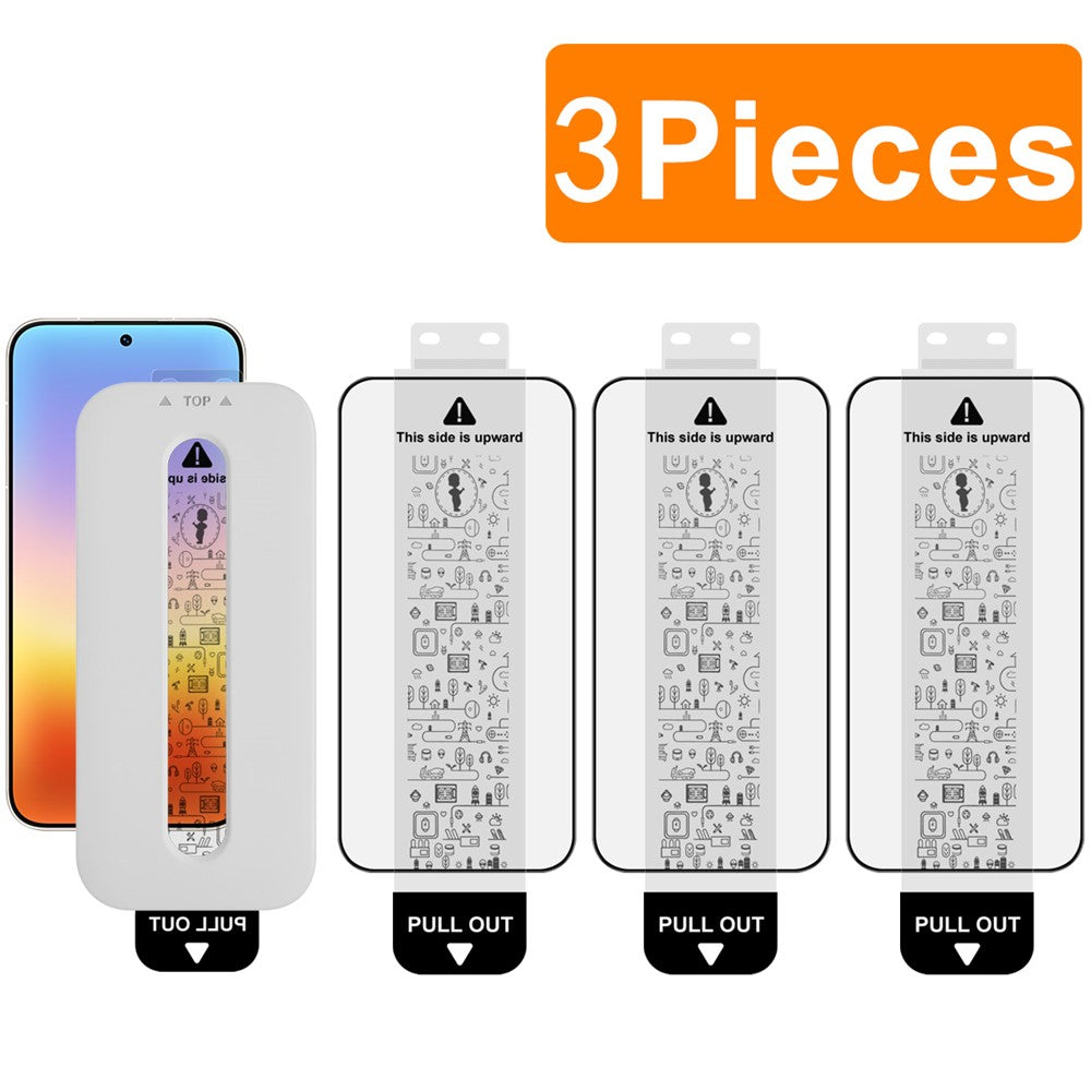 IMAK 3 st för Huawei Pura 90s Pro Max 5G / Pura 90 Pro Max härdat glas helskärmsskydd helhäftande film med dammfritt installationsverktyg