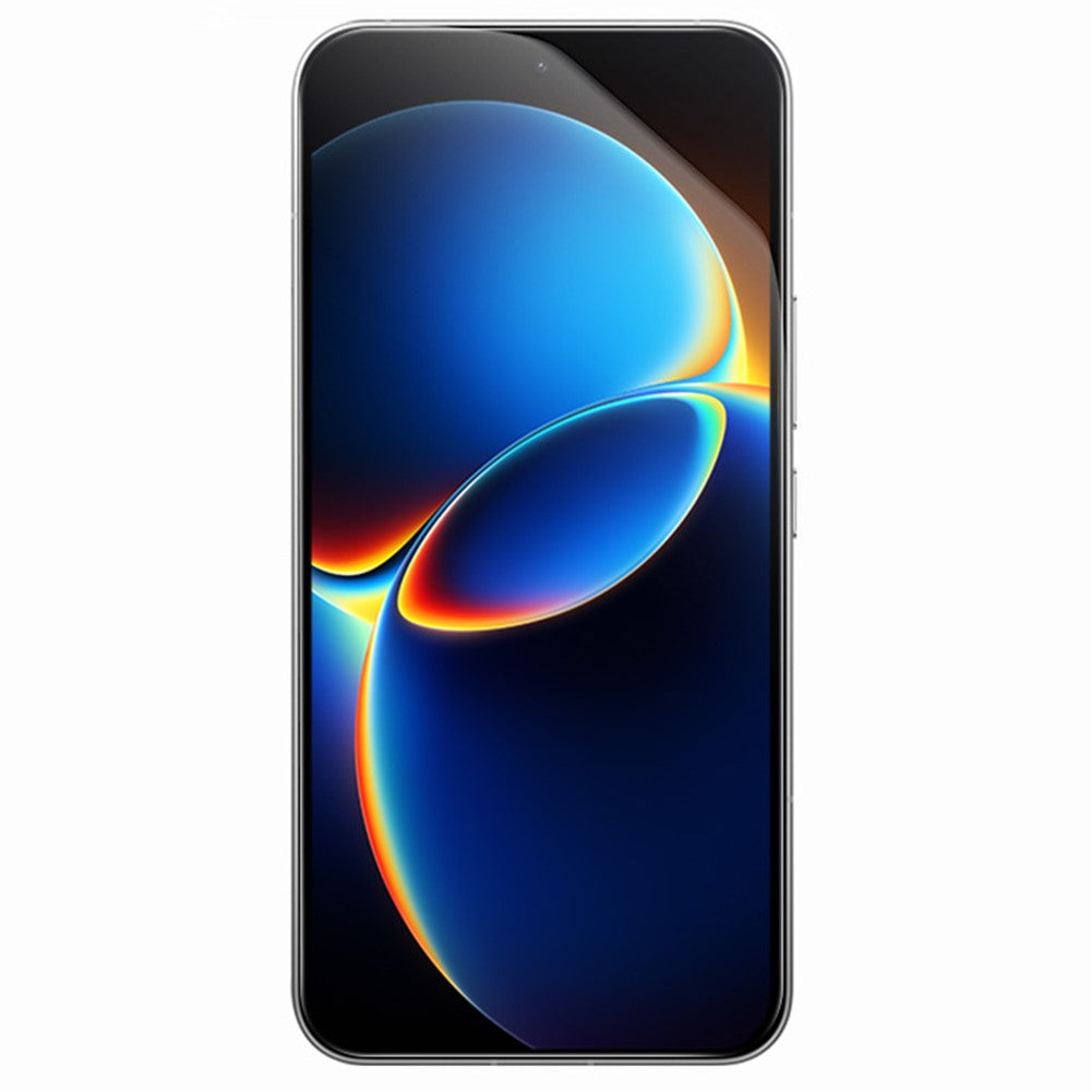 RURIHAI För Xiaomi Redmi K90 Max 5G Helklistrad Skärmskydd Hög Aluminium Silikon Glasfilm, Ultraljuds Fingeravtryckslåsning