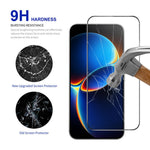 RURIHAI För Xiaomi Redmi K90 Max 5G Helklistrad Skärmskydd Hög Aluminium Silikon Glasfilm, Ultraljuds Fingeravtryckslåsning