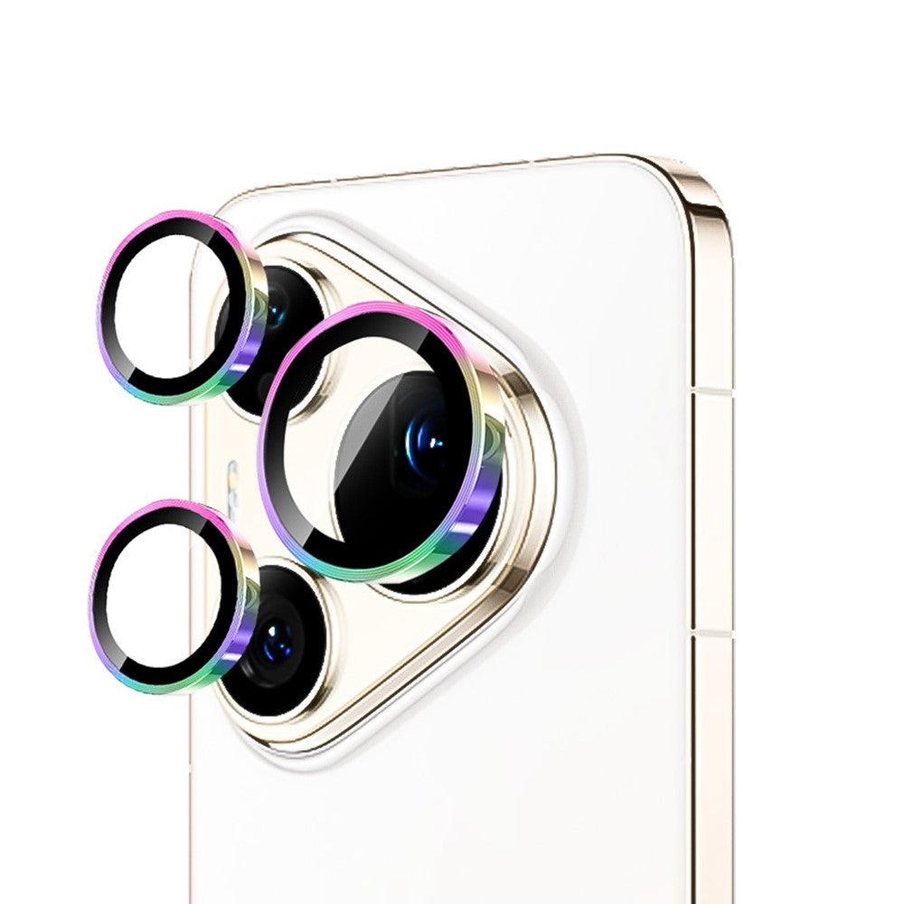 RURIHAI For Huawei Pura 90 Pro Max Camera Lens Protector Tempered Glass Metal Ring Lens Film