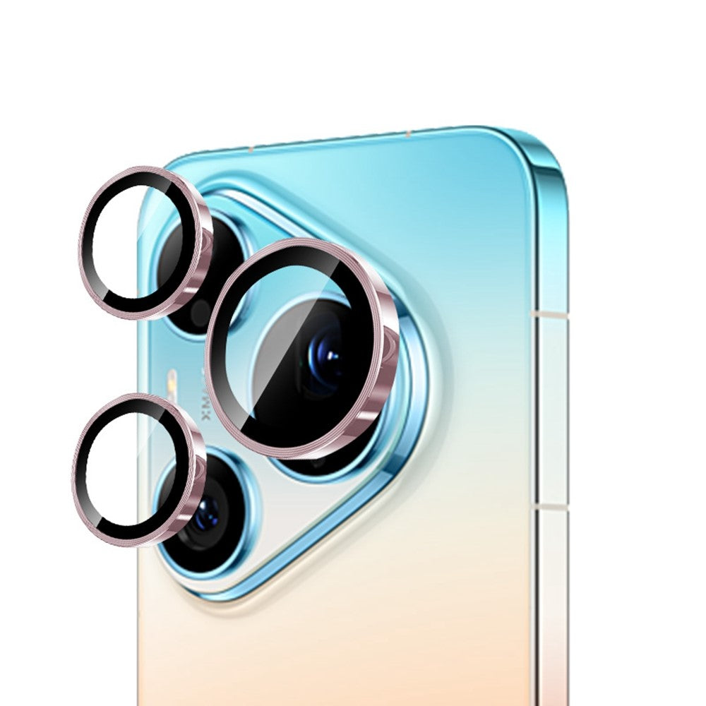 RURIHAI For Huawei Pura 90 Pro Max Camera Lens Protector Tempered Glass Metal Ring Lens Film