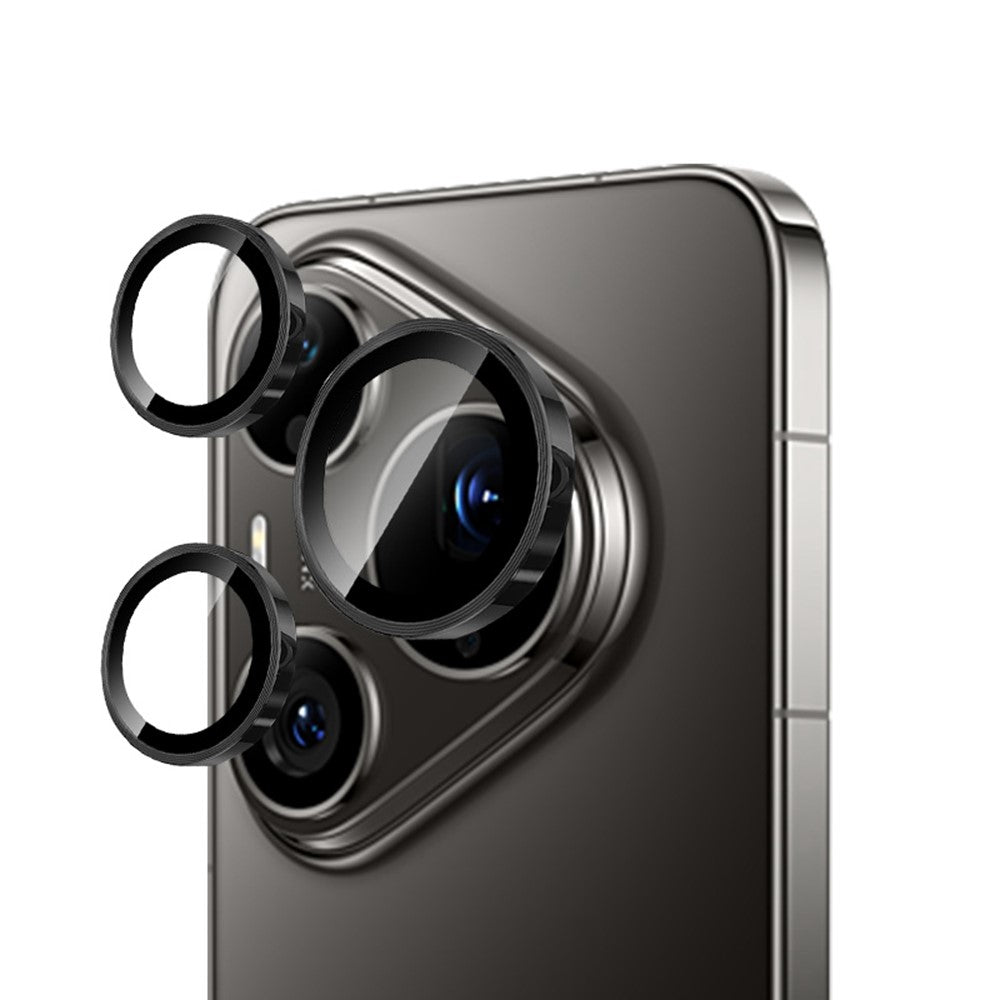RURIHAI For Huawei Pura 90 Pro Max Camera Lens Protector Tempered Glass Metal Ring Lens Film