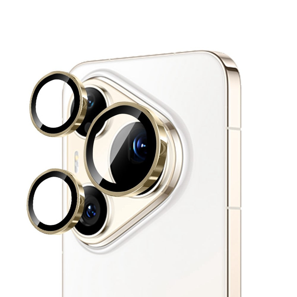 RURIHAI For Huawei Pura 90 Pro Max Camera Lens Protector Tempered Glass Metal Ring Lens Film