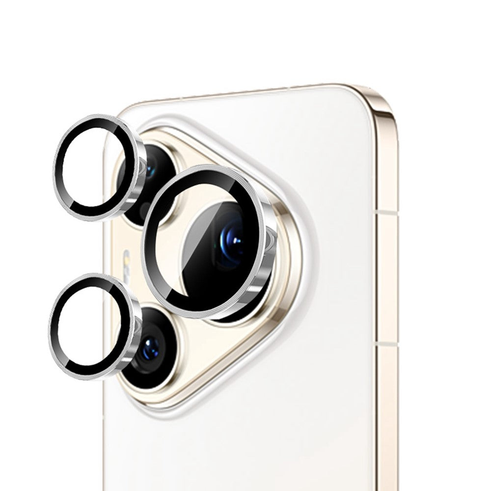 RURIHAI For Huawei Pura 90 Pro Max Camera Lens Protector Tempered Glass Metal Ring Lens Film
