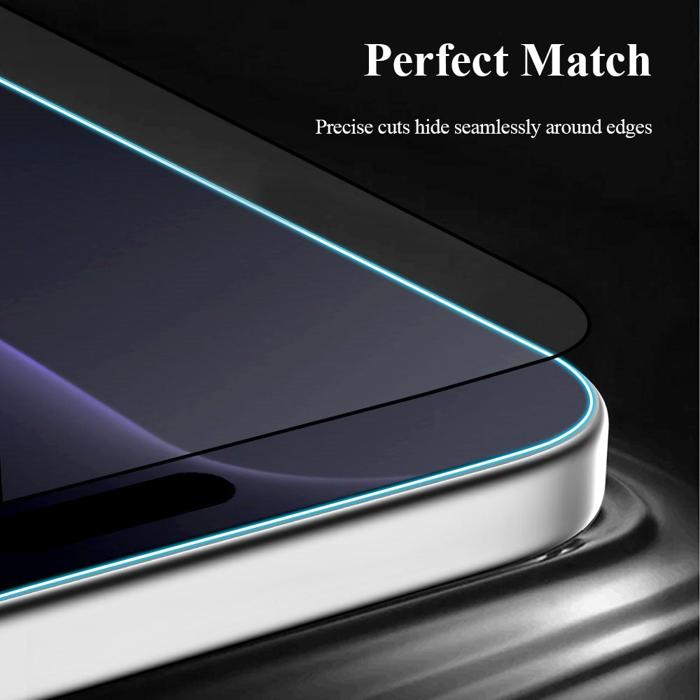 LEREACH hærdet glasskærmbeskyttelse med fuld dækning til Honor 600 5G / 600 Pro 5G / 500 Pro 5G, fingeraftryksafvisende film med støvfri installationsværktøj