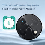 LEREACH For Huawei Enjoy 90 Pro Max / nova 15 Max Camera Lens Protector Full Cover High Aluminium-silicon Glass Lens Film with Auto-Align Installation Frame