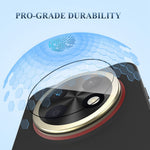 LEREACH 2Pcs for Huawei Enjoy 90 Pro Max / nova 15 Max Camera Lens Protector Full Cover High Aluminium-silicon Glass Lens Film with Auto-Align Installation Frame