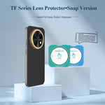 LEREACH 2Pcs for Huawei Enjoy 90 Pro Max / nova 15 Max Camera Lens Protector Full Cover High Aluminium-silicon Glass Lens Film with Auto-Align Installation Frame