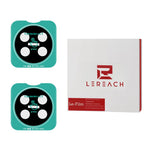LEREACH 2Pcs for Huawei Enjoy 90 Pro Max / nova 15 Max Camera Lens Protector Full Cover High Aluminium-silicon Glass Lens Film with Auto-Align Installation Frame