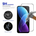 RURIHAI 10Pcs For Xiaomi Redmi R70 5G High Aluminium-Silicon Glass Film Full Glue 0.26mm 2.5D Full Screen Protector