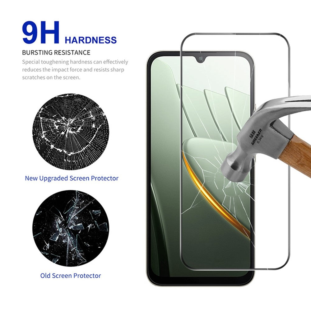 RURIHAI For Xiaomi Poco C81 4G / C81 Pro 4G Screen Protector High Aluminum-Silicon Glass Phone Screen Film