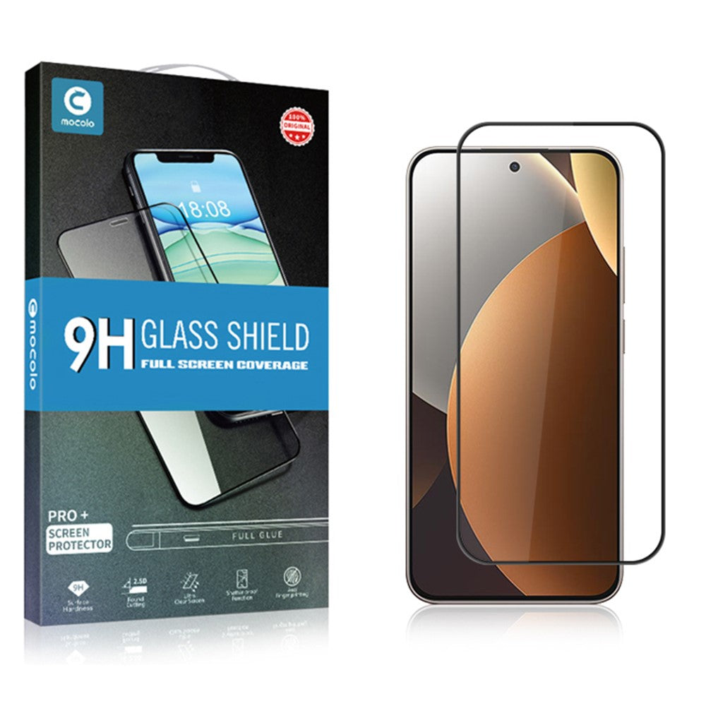 MOCOLO For Xiaomi Redmi Note 15 Pro 5G (Global) Full Screen Protector Anti-Shatter Silk Printing Full Glue Tempered Glass Film