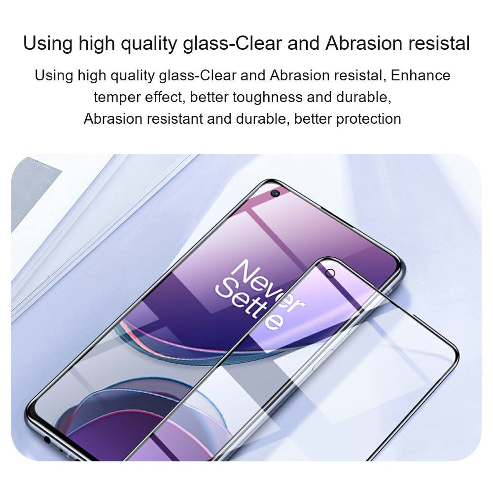 AMORUS fuldskærmsbeskyttelse til OnePlus Turbo 6 5G / Turbo 6V 5G / Nord 6 5G / CE6 5G, splintrefri, fuldklæbende hærdet glasfilm