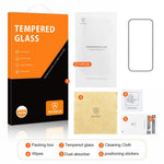 AMORUS fuldskærmsbeskyttelse til OnePlus Turbo 6 5G / Turbo 6V 5G / Nord 6 5G / CE6 5G, splintrefri, fuldklæbende hærdet glasfilm