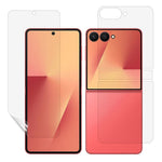 1 Set For Samsung Galaxy Z Flip8 Clear Screen Protector Inside + Front Display + Back Cover TPU+PET Film with Hinge Protector
