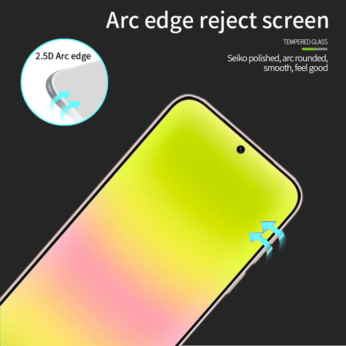 MOFI för Huawei Pura 90 Pro Skärmskydd 9H Heltäckande Glue Full Coverage Hög Aluminium-Silicon Glasfilm