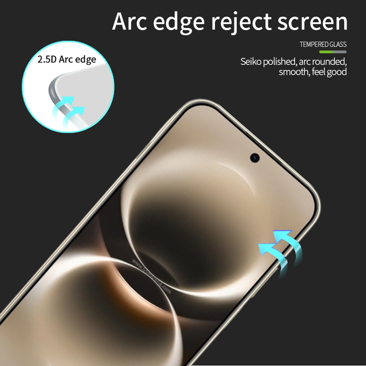 MOFI för Huawei Nova 15 Max Skärmskydd 9H Heltäckande Lim Heltäckande Hög Aluminium-Silikon Glasfilm