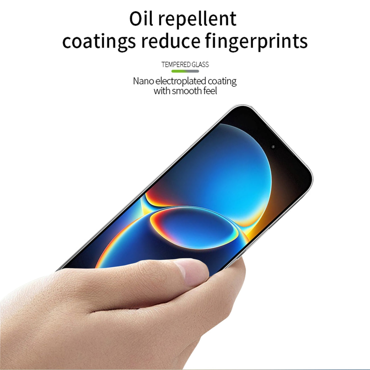 MOFI for Xiaomi Redmi K90 Max 5G Screen Protector 9H Full Glue Full Coverage High Aluminum-Silicon Glass Film