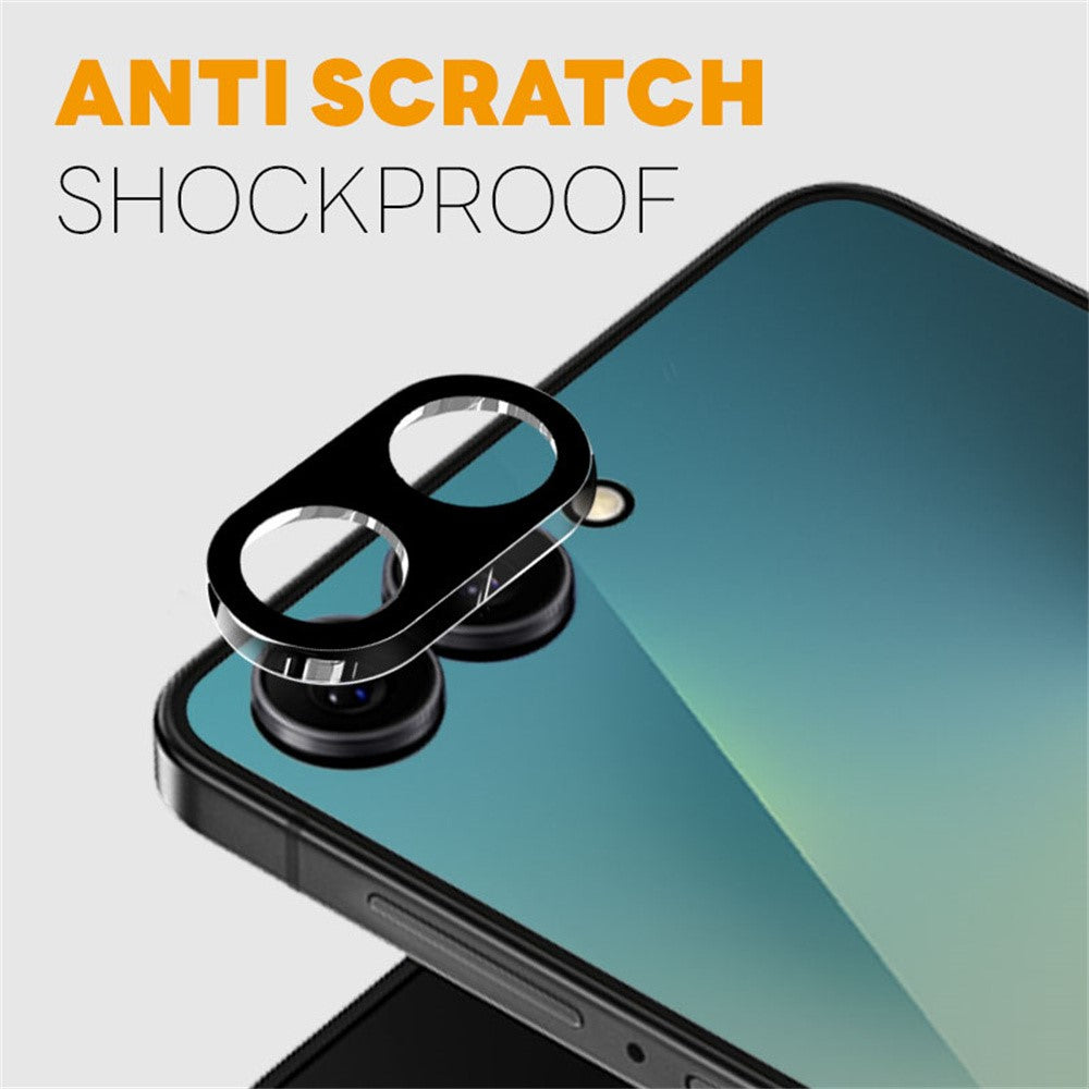 NORTHJO For Samsung Galaxy Z Flip8 Camera Lens Protector Silk Printing 3D Clear Full Screen Tempered Glass Lens Film