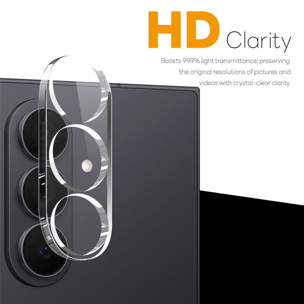 NORTHJO 2Pcs For Samsung Galaxy Z Fold8 Ultra Tempered Glass Camera Lens Protector Clear 3D Integrated Full Coverage