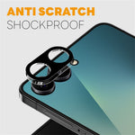 NORTHJO 2Pcs For Samsung Galaxy Z Flip8 Full Coverage Camera Lens Protector Silk Printing 3D Clear Tempered Glass Lens Film