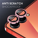 NORTHJO 1 Set For Samsung Galaxy Z Flip8 Tempered Glass Camera Lens Film CD Veins Metal Ring Lens Guard (Complete Coverage)