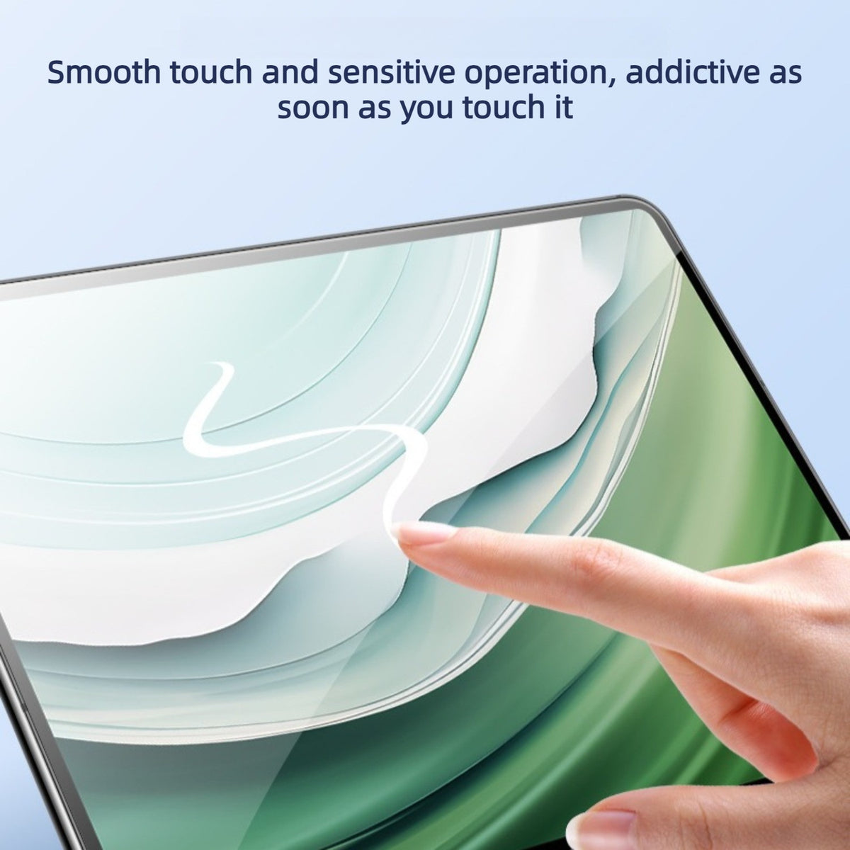 For Honor Pad 8 Screen Protector Arc Edge Tempered Glass Film with Auto Dust-free Installation Tool (NOT Complete Covering)