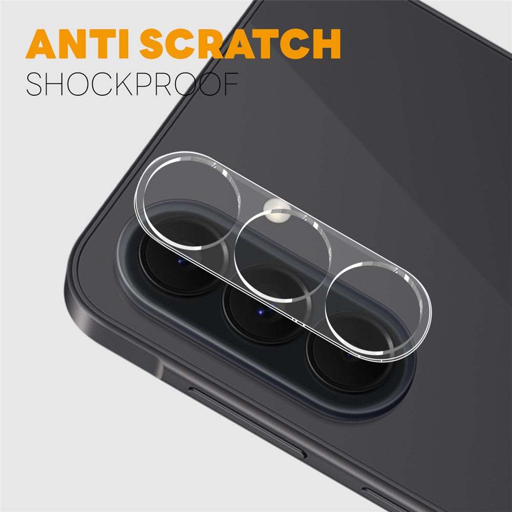 NORTHJO 2Pcs For Samsung Galaxy S26 FE Tempered Glass Camera Lens Protector Clear 3D Integrated Full Coverage