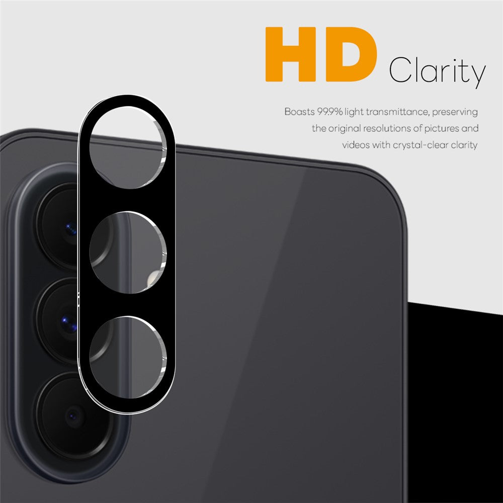 NORTHJO For Samsung Galaxy S26 FE Camera Lens Protector Silk Printing 3D Clear Full Screen Tempered Glass Lens Film