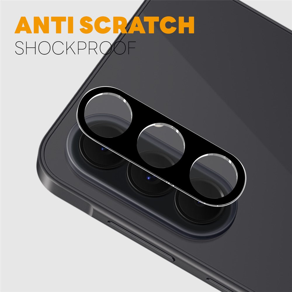 NORTHJO For Samsung Galaxy S26 FE Camera Lens Protector Silk Printing 3D Clear Full Screen Tempered Glass Lens Film