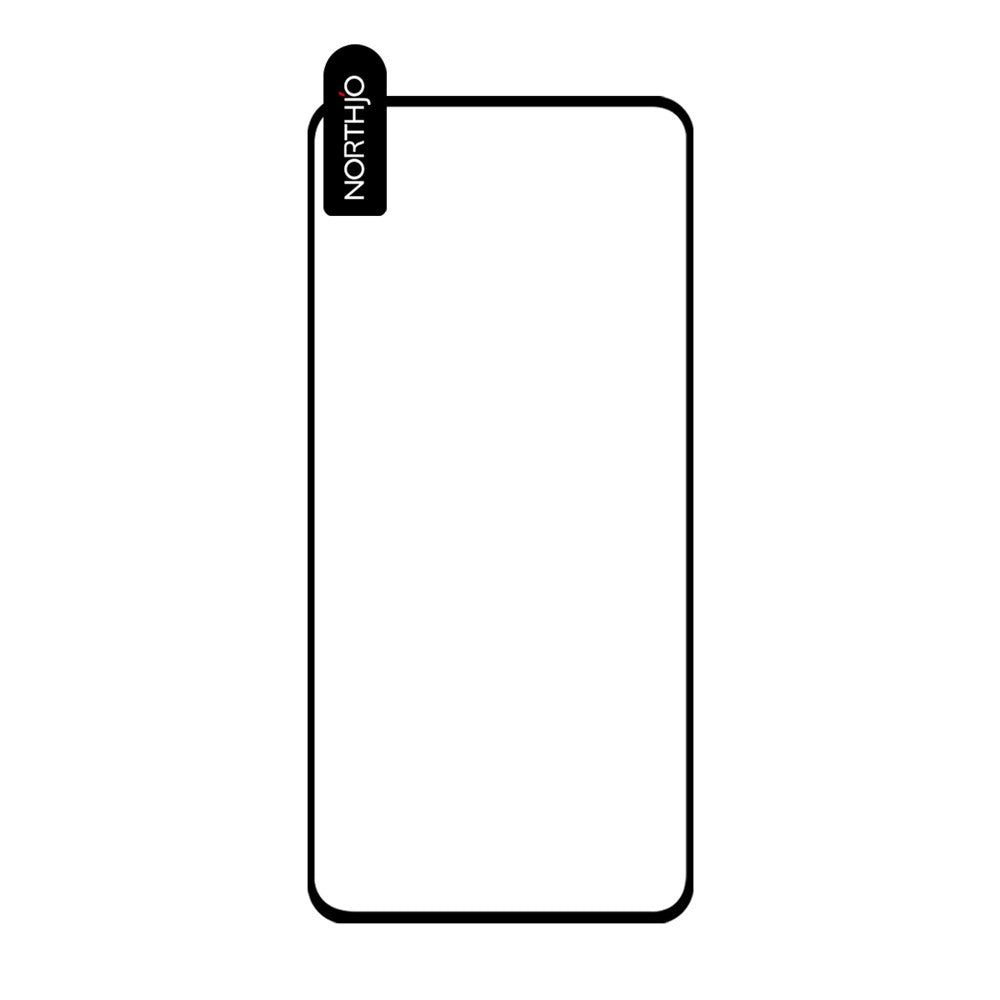 NORTHJO A+ For Samsung Galaxy S26 FE / S25 FE Full Screen Protector High Aluminum-Silicon Film 0.3mm 2.5D Black Edge Silk Printing